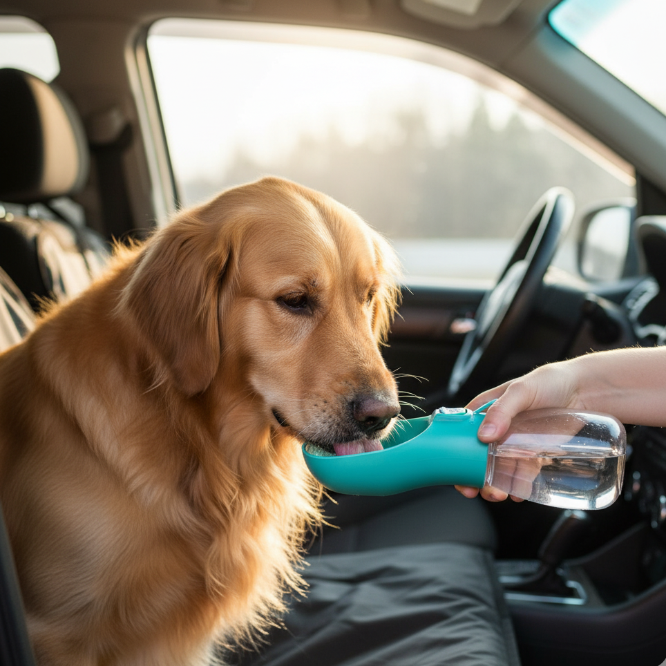 Bouteille de voyage pour boire et grignoter, 550ml