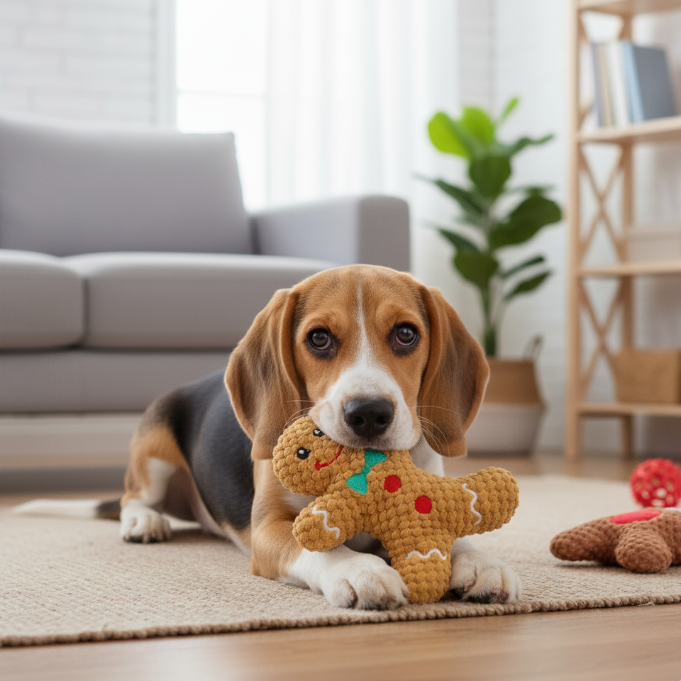 Set de 5 Peluches de Noël