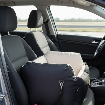 Siège auto confortable pour chien